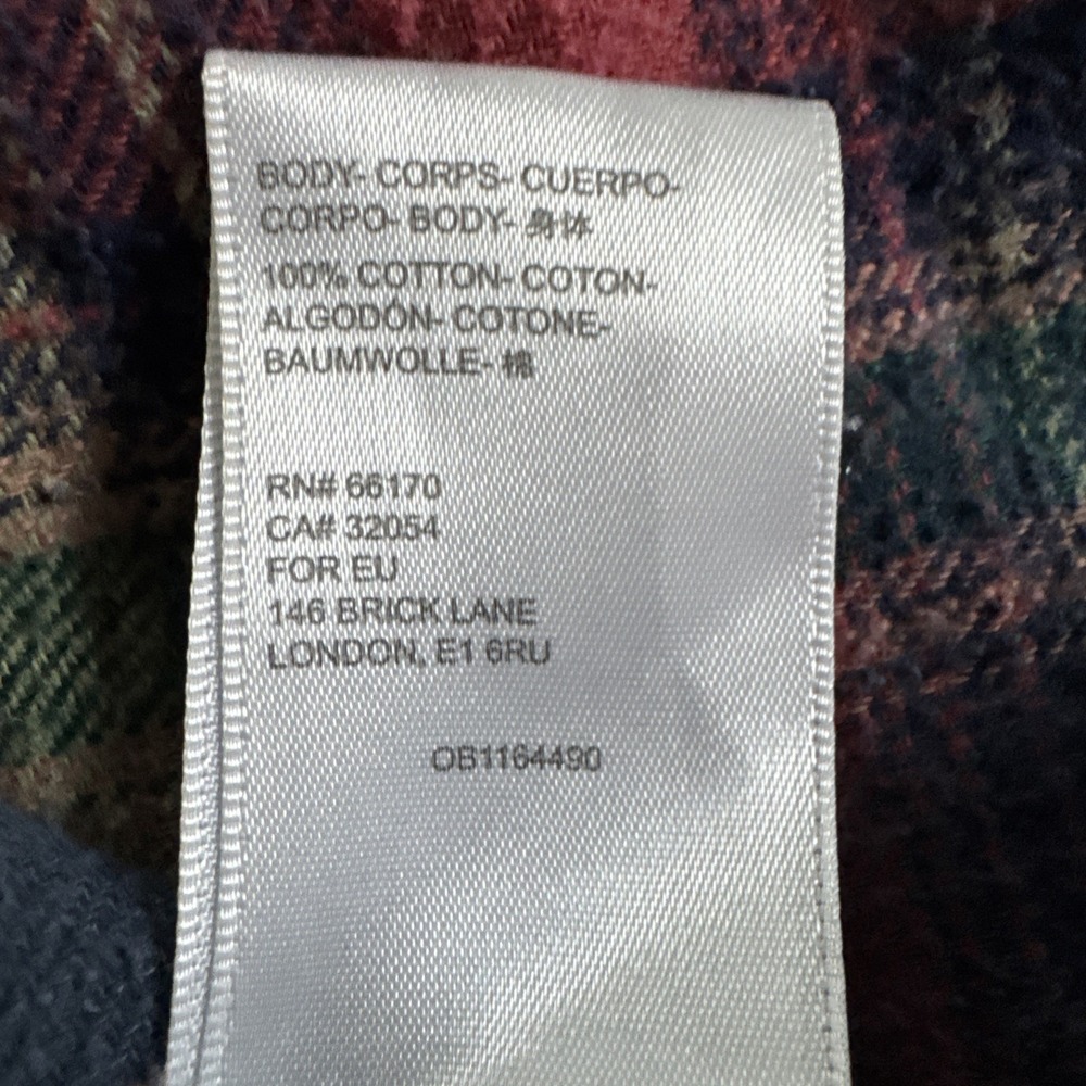 BDG Urban Outfitters Medium Patchwork Plaid Flannel Shirt (Oversized) - Picture 7 of 9